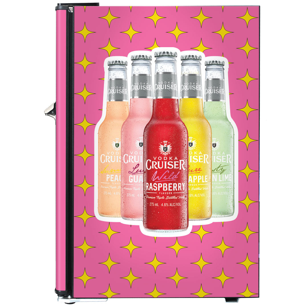 Vodka Cruiser – BC70B-VC – Official Retro Mini Bar Fridge 70 Litre