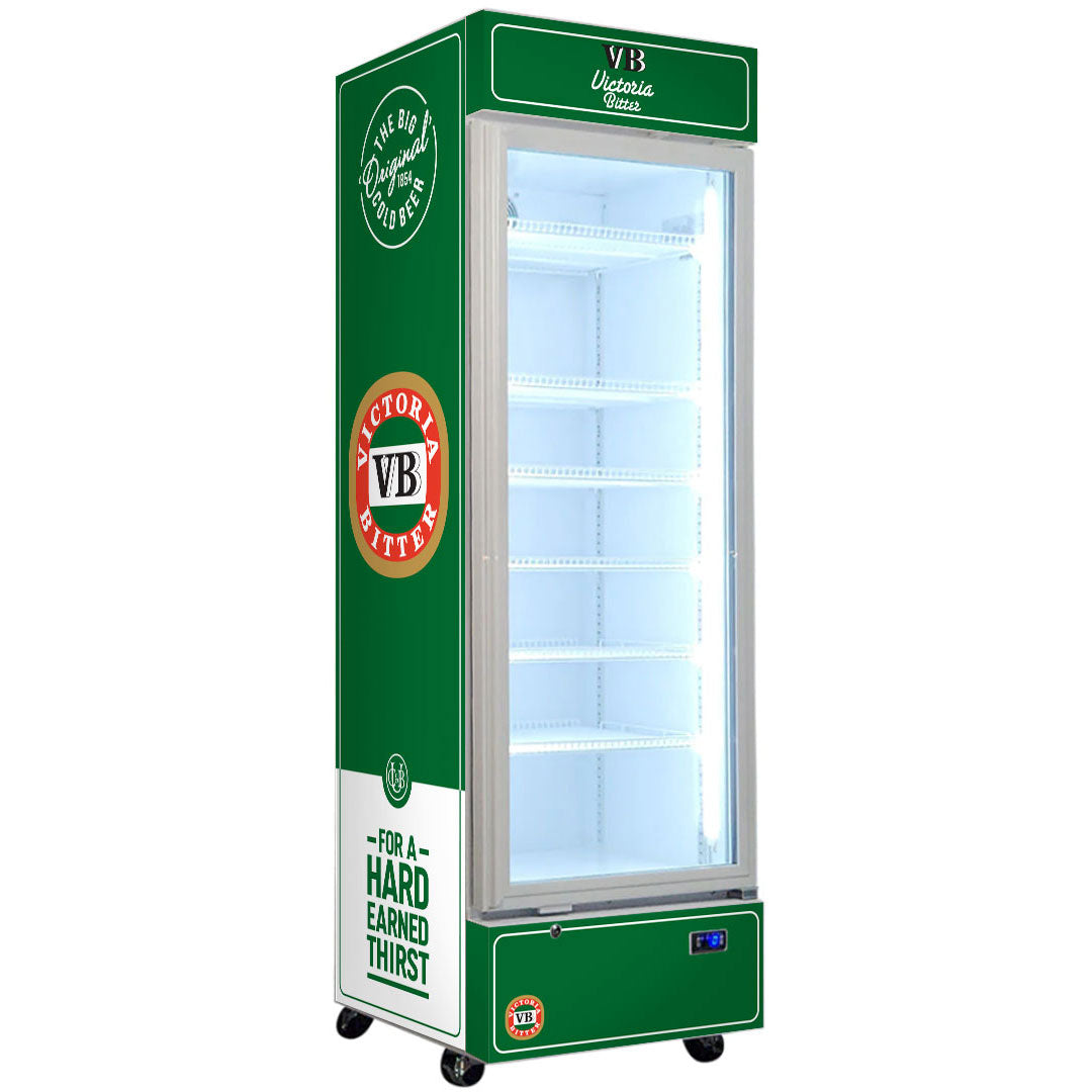 VB Glass Door Bar Fridge - Upright Quiet Running – 370 Litre - SC372W-VB2