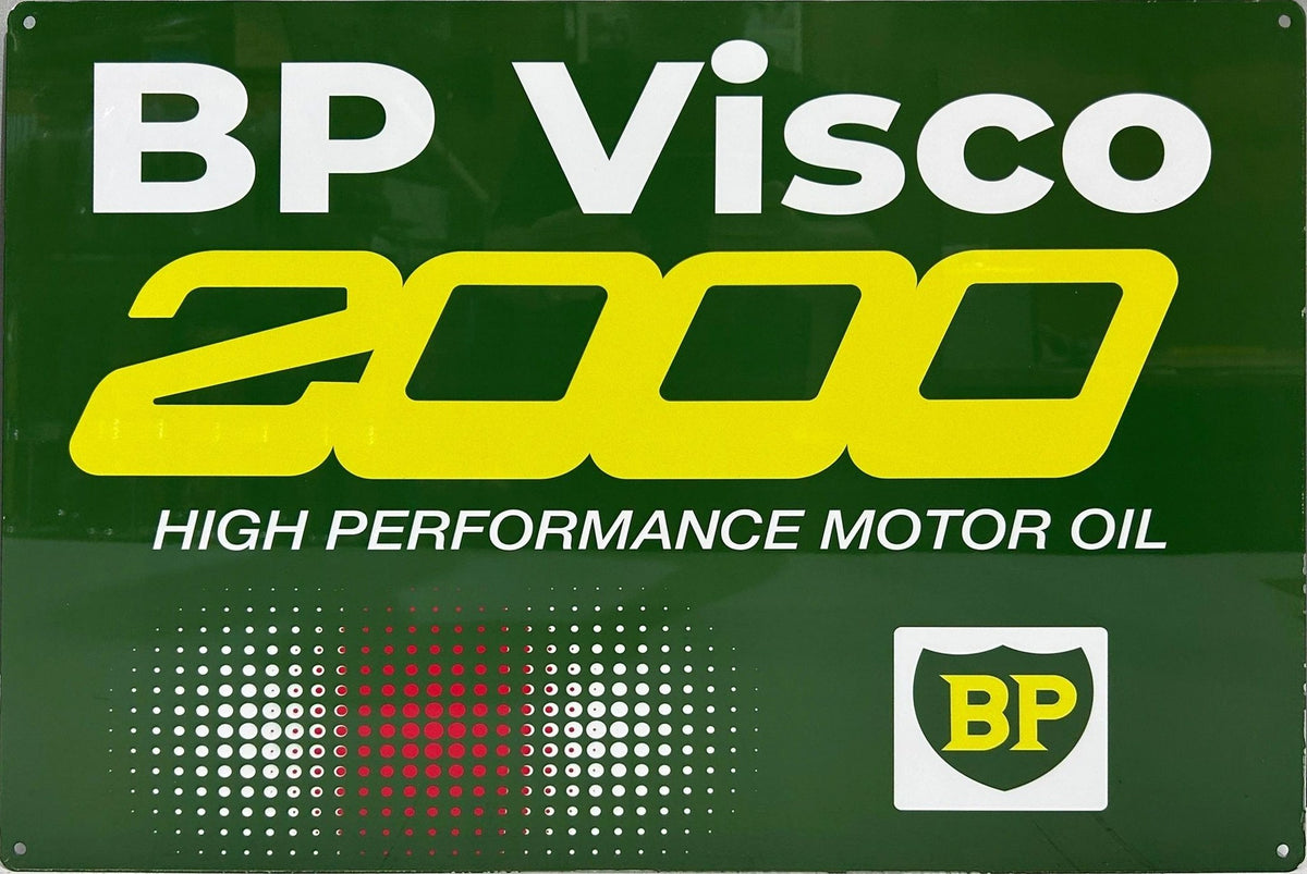 BP Visco 2000 Retro Metal Sign - 600 x 400mm