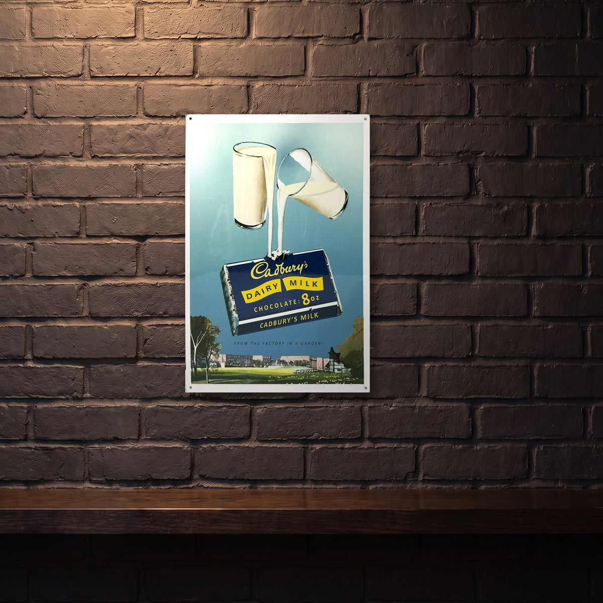 CADBURY DAIRY MILK 600 MM X 400 MM METAL SIGN