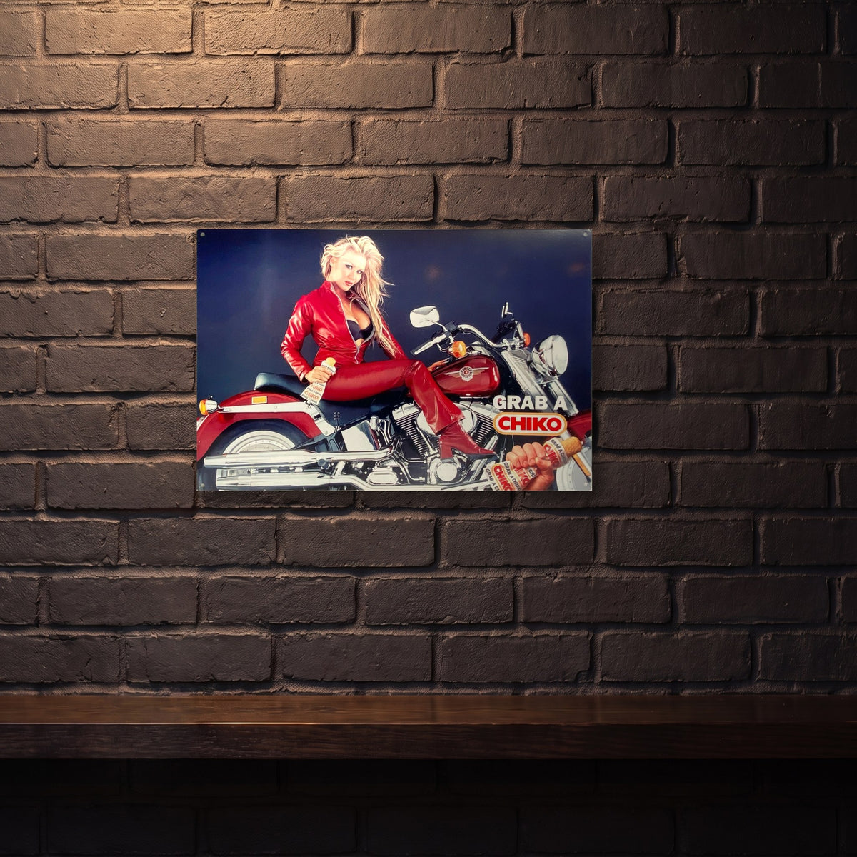 CHIKO ROLL 600 MM X 400 MM METAL SIGN