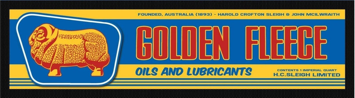 Golden Fleece Oils and Lubricants Premium Rubber-Backed Bar Mat Runner