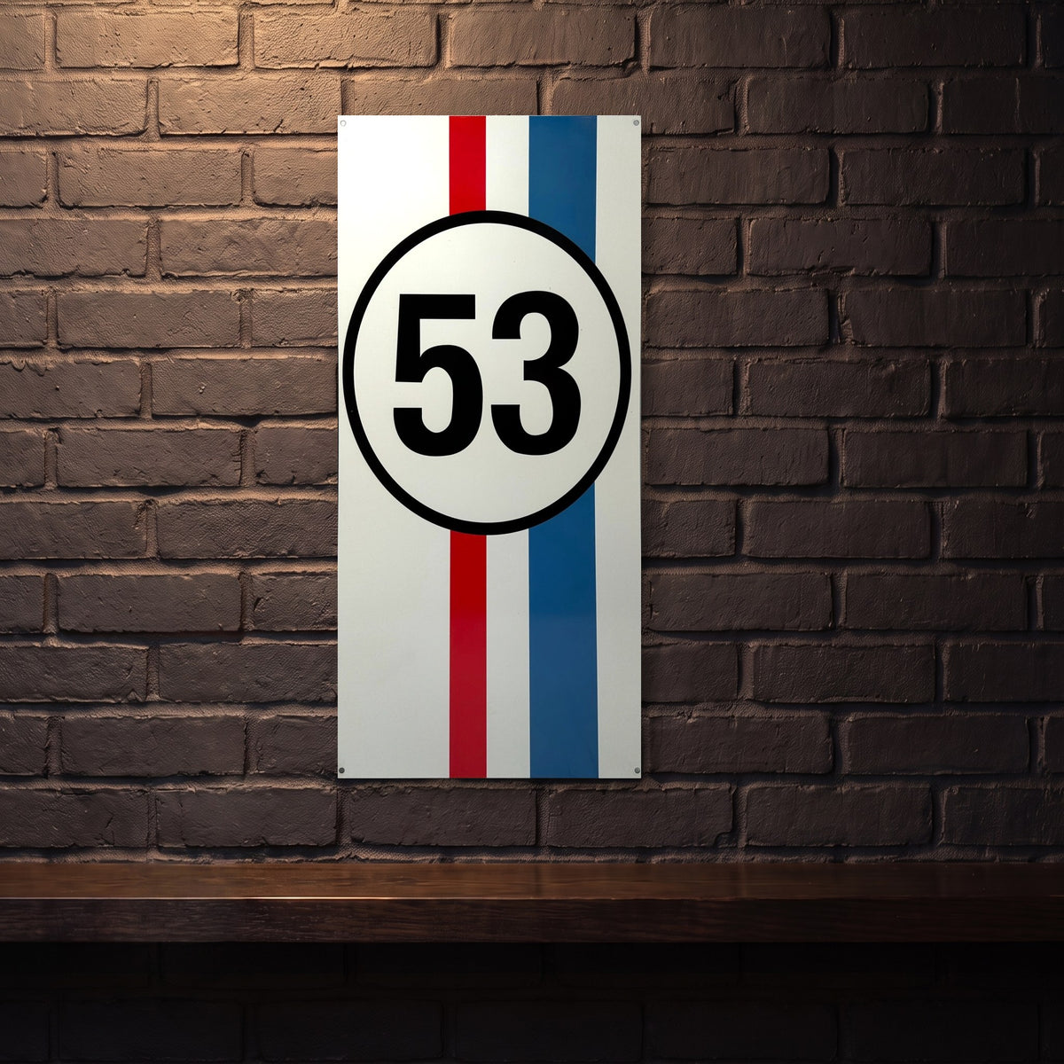 HERBIE LOVE BUG 53 810 X 380 MM METAL SIGN
