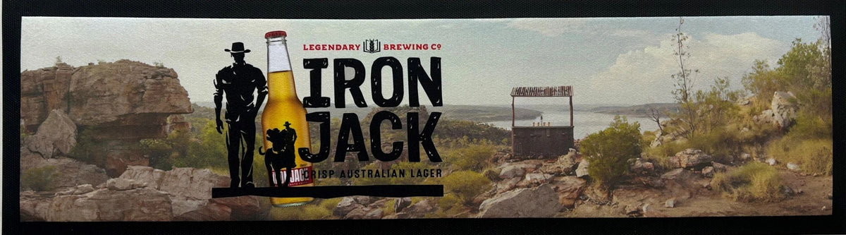 Iron Jack Premium Rubber-Backed Bar Mat Runner