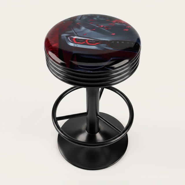 Autumn Drive bar stool, black base