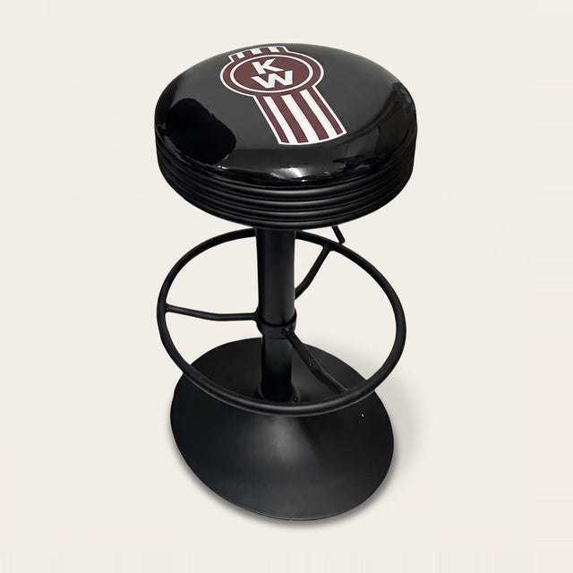 Kenworth bar stool, black base