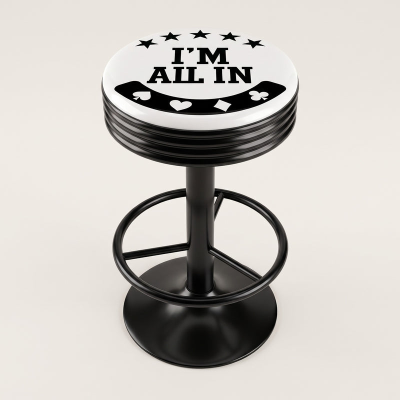 I'm All In bar stool, black base