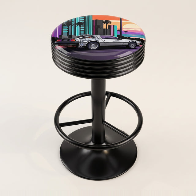 Retro City bar stool, black base