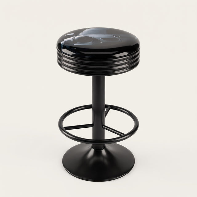 Street Racer bar stool, black base