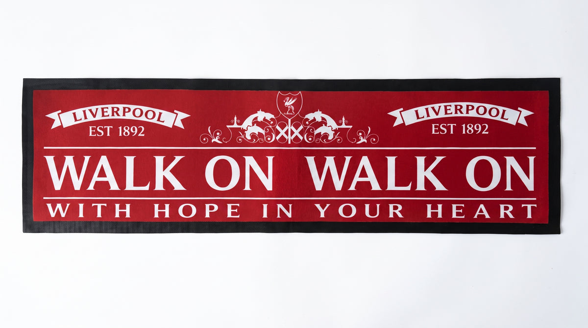 Liverpool FC Premium Rubber-Backed Bar Mat Runner