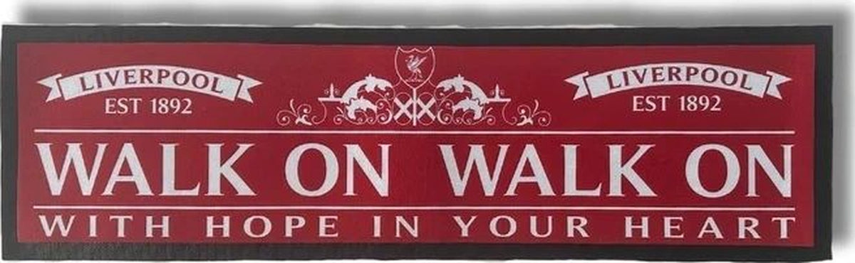 Liverpool FC Premium Rubber-Backed Bar Mat Runner