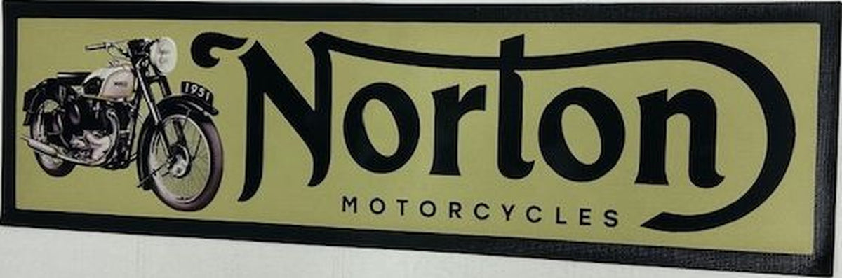 Norton Motorcycles Premium Rubber-Backed Bar Mat Runner