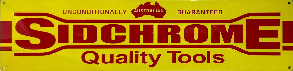 Sidchrome Retro Metal Sign - 800 x 200mm