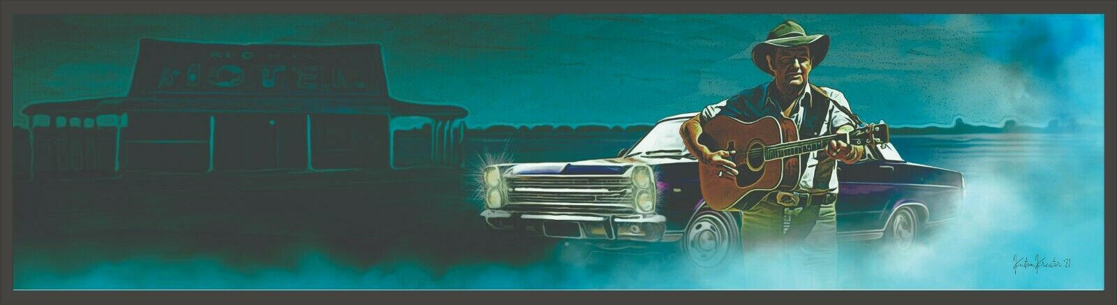 Slim Dusty Premium Rubber-Backed Bar Mat Runner