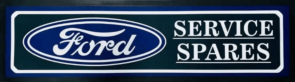 Ford "Service Spares" Premium Rubber Bar Mat Runner - KING CAVE