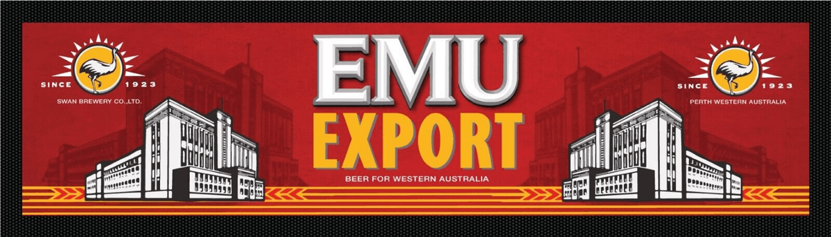 Emu Export Premium Rubber-Backed Bar Mat Runner - KING CAVE