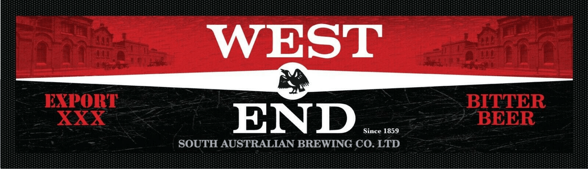 West End Premium Rubber-Backed Bar Mat Runner