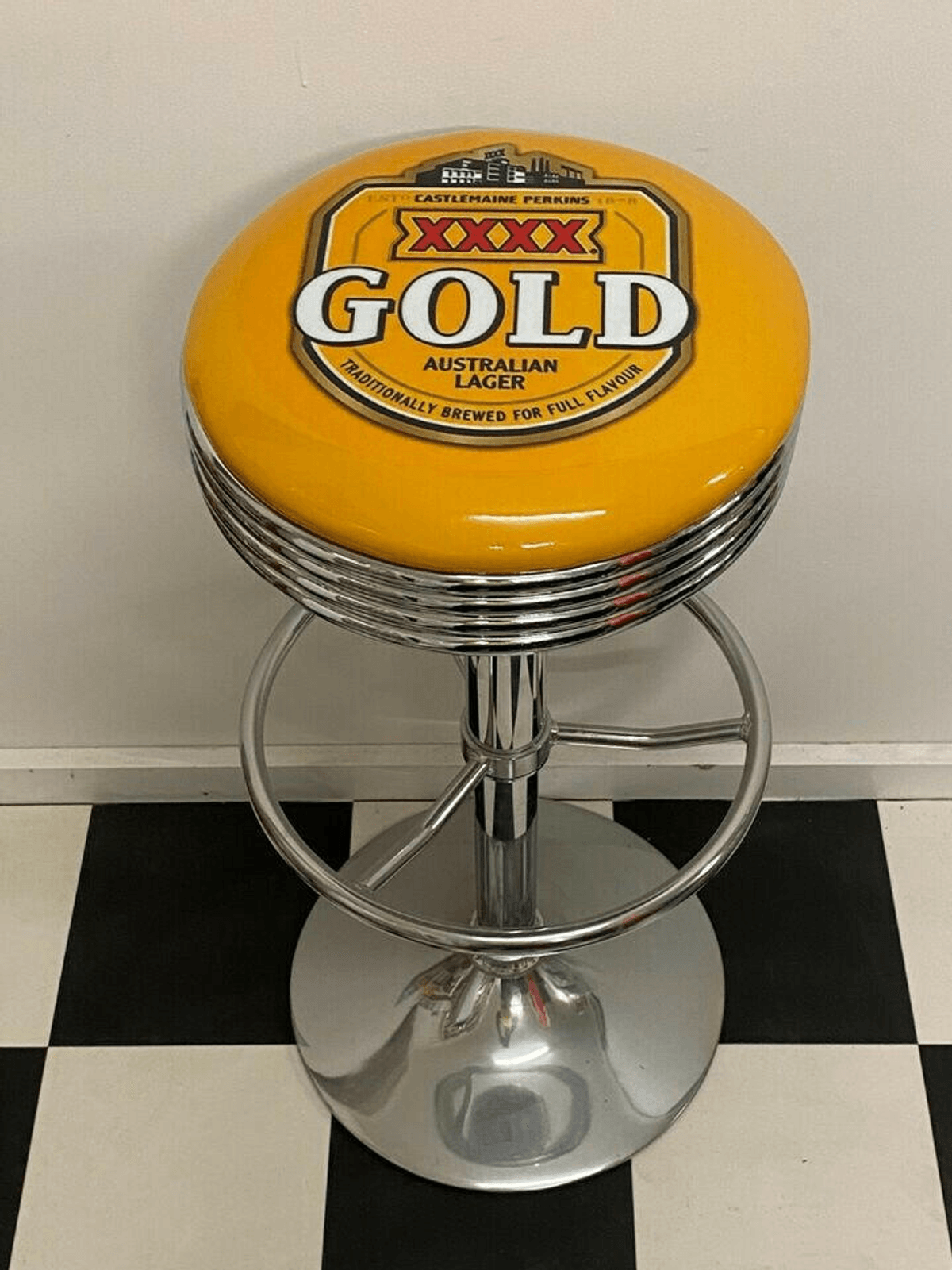 XXXX Gold Premium Gas-Lift Bar Stool