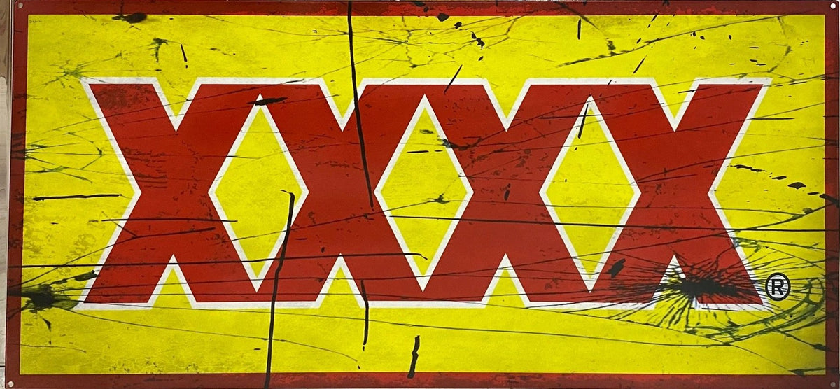 XXXX Beer Retro Metal Sign - 810 x 380mm