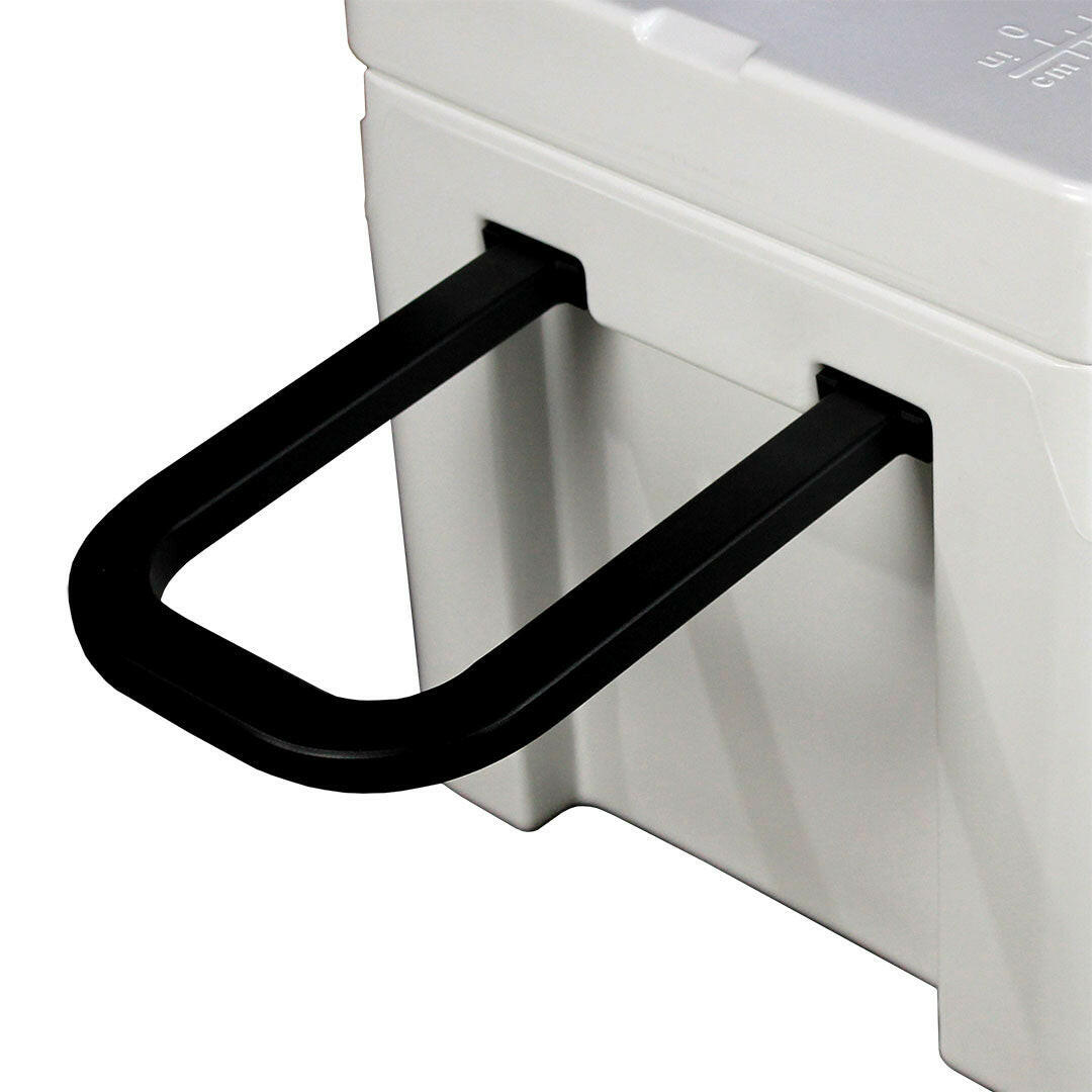 Rhino ES-50QTW Roto Molded Foam Injected 50 Litre Ice Box With Longest Ice Retention And Cool Wheels With Handle - Model ES-50QTW