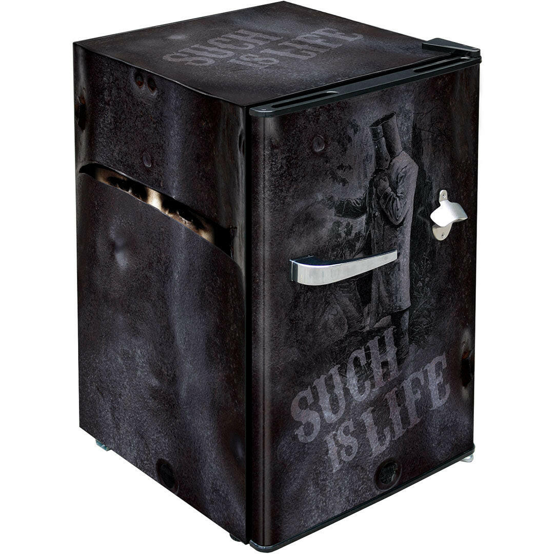Ned Kelly Retro Mini Bar Fridge 70 Litre Schmick Brand With Opener - HUS-BC70B-NED