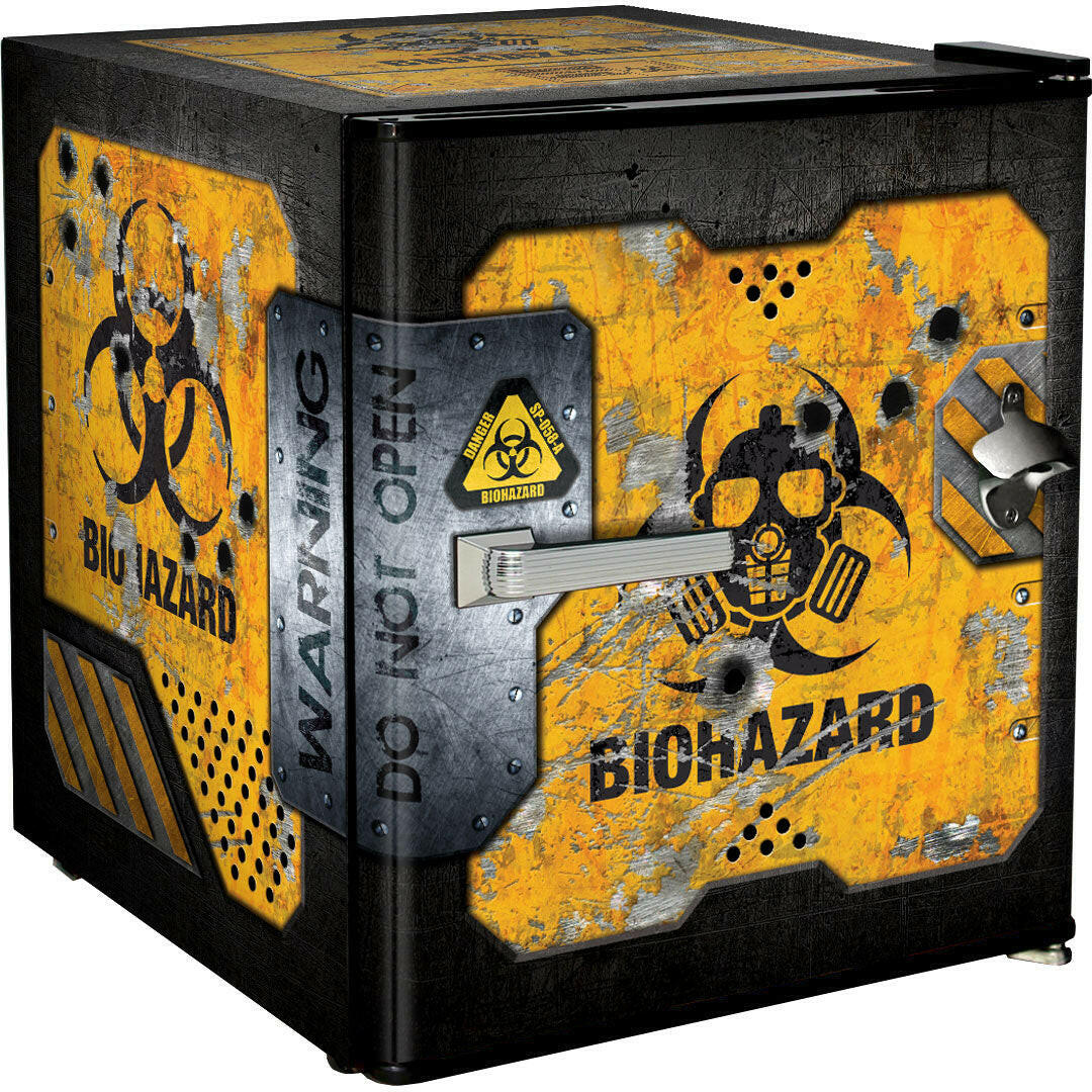 Schmick - HUS-BC46B-TOXIC – Toxic Waste Crate Retro Mini Bar Fridge – 46 Litres