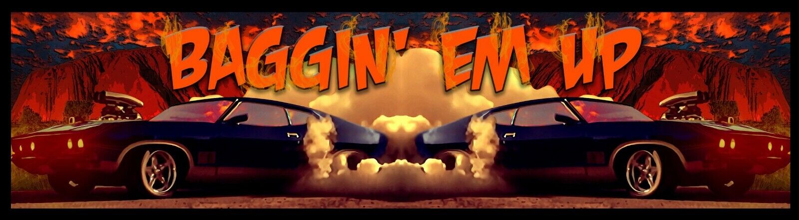 Baggin' Em Up Premium Rubber-Backed Bar Mat Runner - KING CAVE