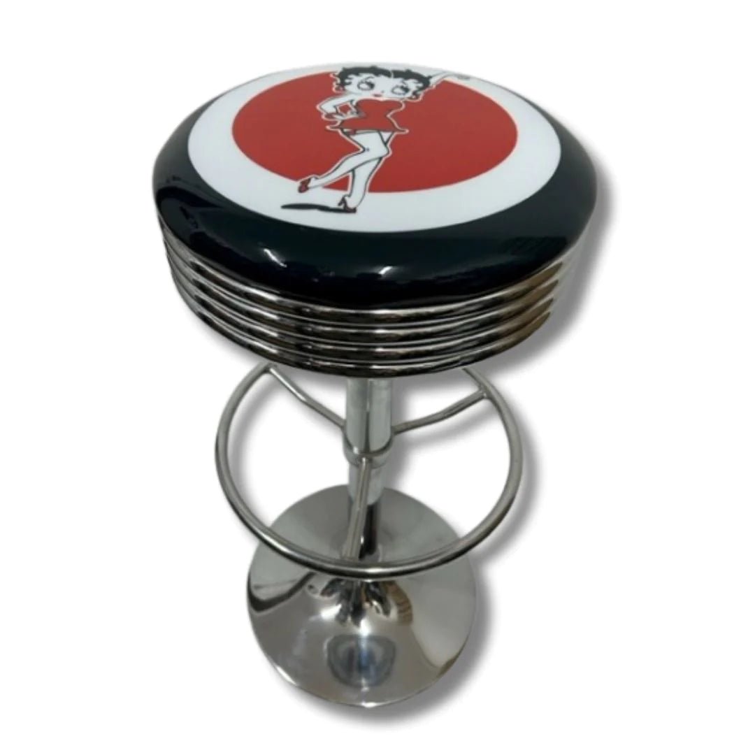 Betty Boop Premium Retro Gas-Lift Bar Stool - KING CAVE