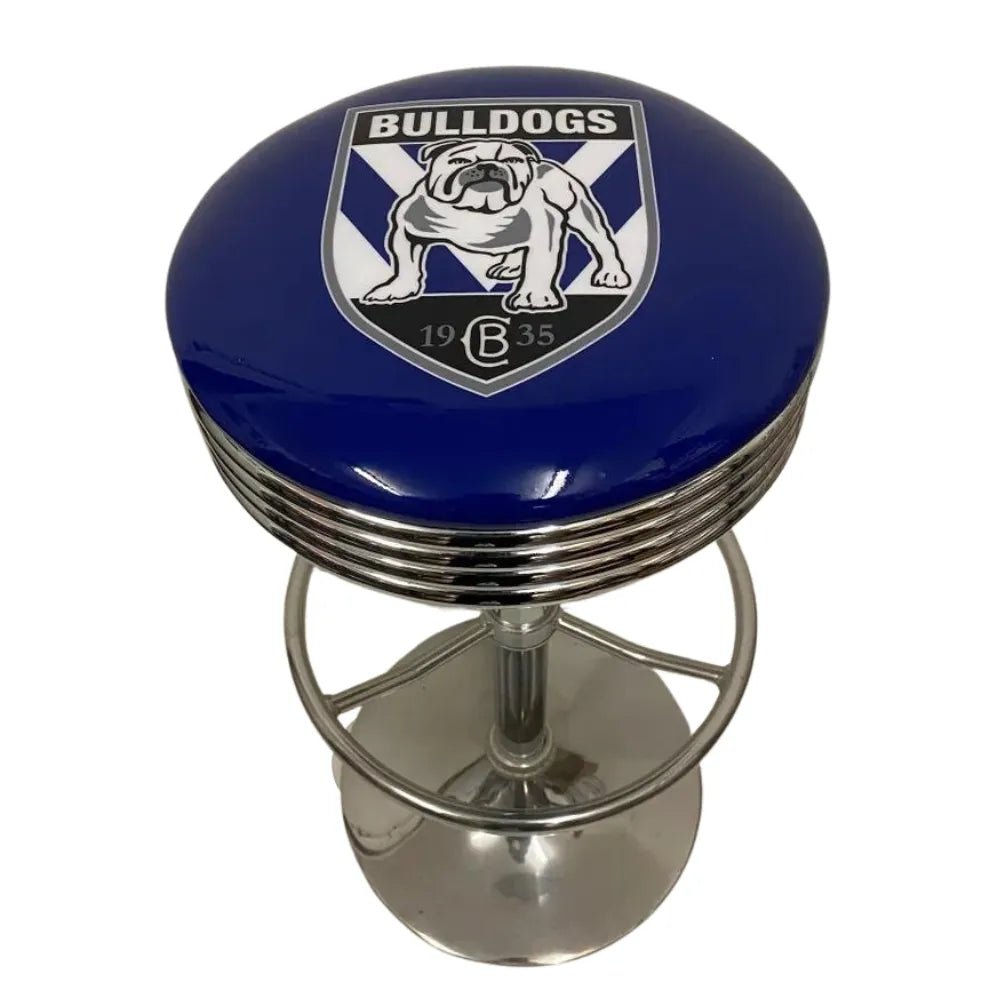 Canterbury Bulldogs Retro NRL Bar Stool - KING CAVE