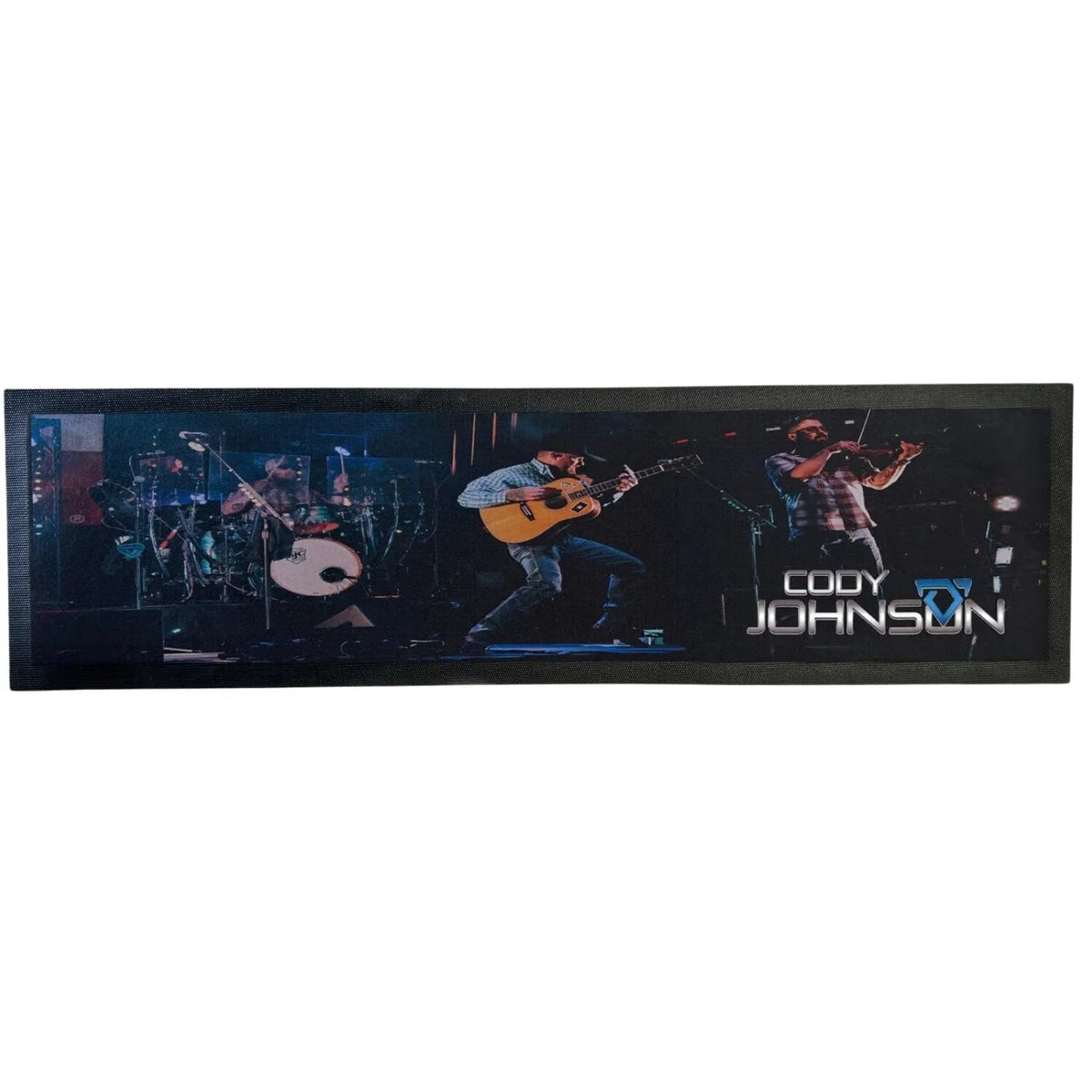 Cody Johnson Premium Rubber-Backed Bar Mat Runner - KING CAVE
