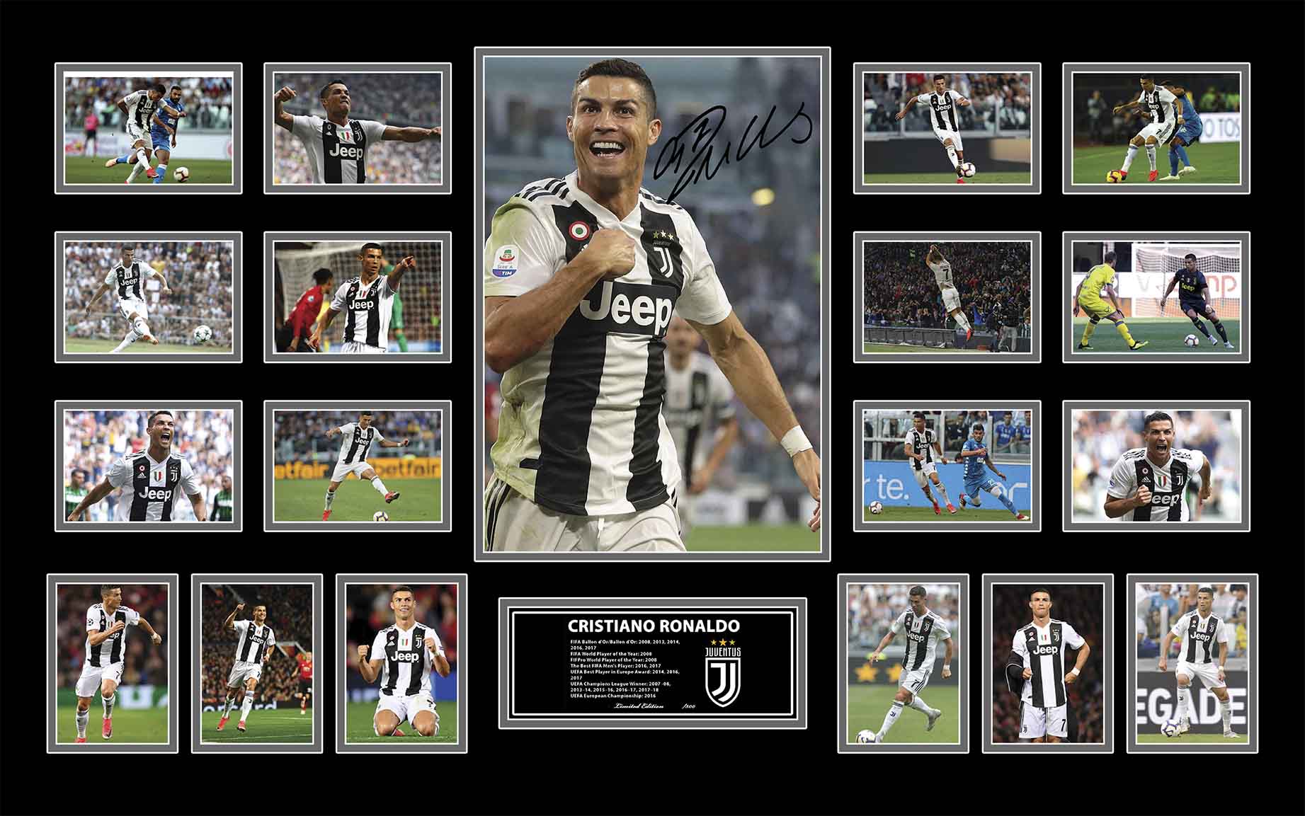 Cristiano Ronaldo Large Collage Framed - KING CAVE