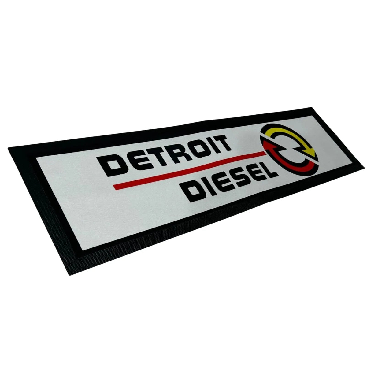 Detroit Diesel Premium Rubber-Backed Bar Mat Runner - KING CAVE