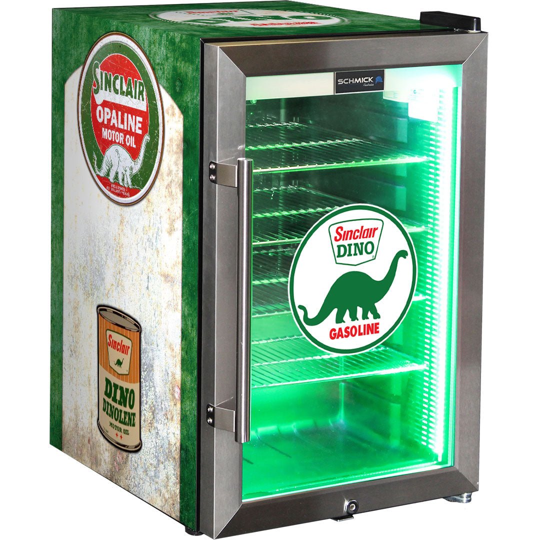 Dino Vintage Fuel Pump Branded Bar Fridge - KING CAVE