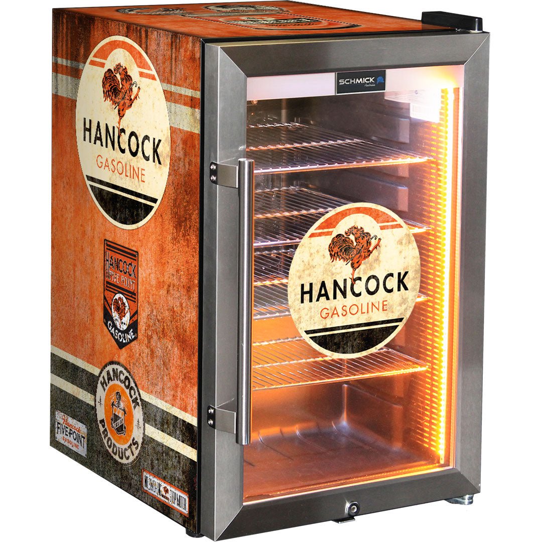 Hancock Vintage Fuel Pump Branded Bar Fridge - KING CAVE