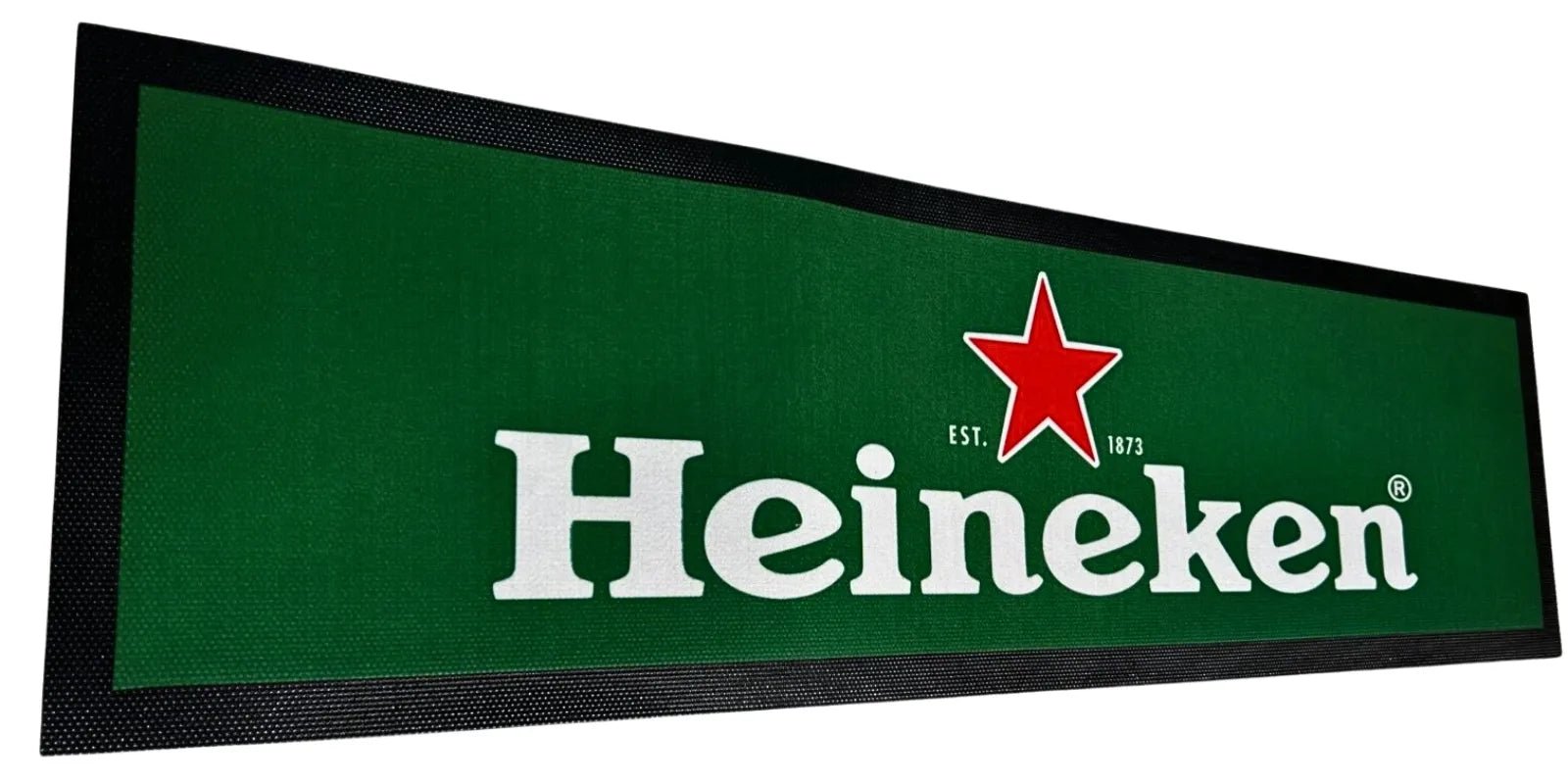 Heineken Premium Rubber-Backed Bar Mat Runner - KING CAVE