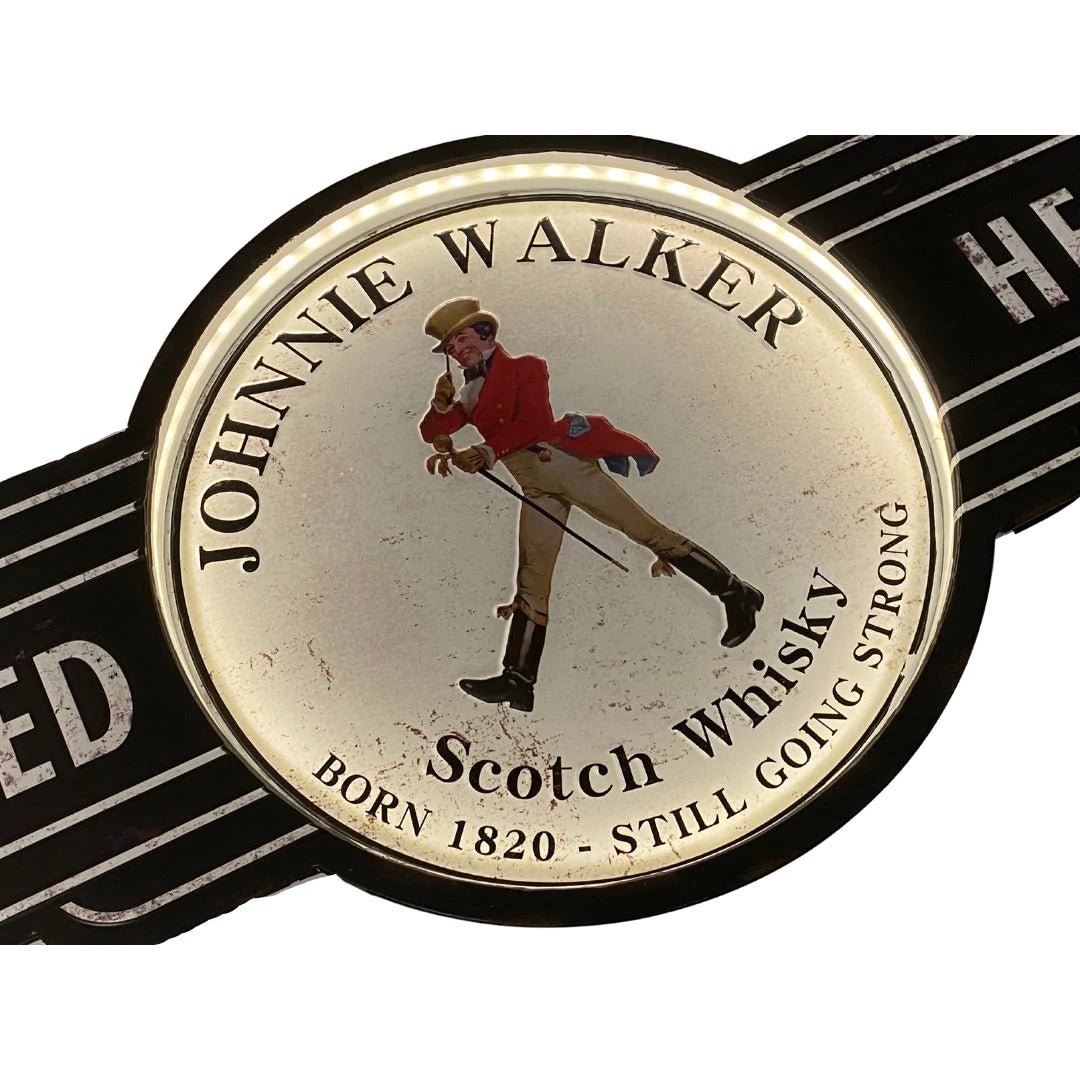 Johnnie Walker 12 Volt Premium LED Light Up LED Bar Sign - KING CAVE