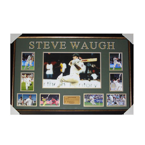 Steve Waugh Large Collage Framed