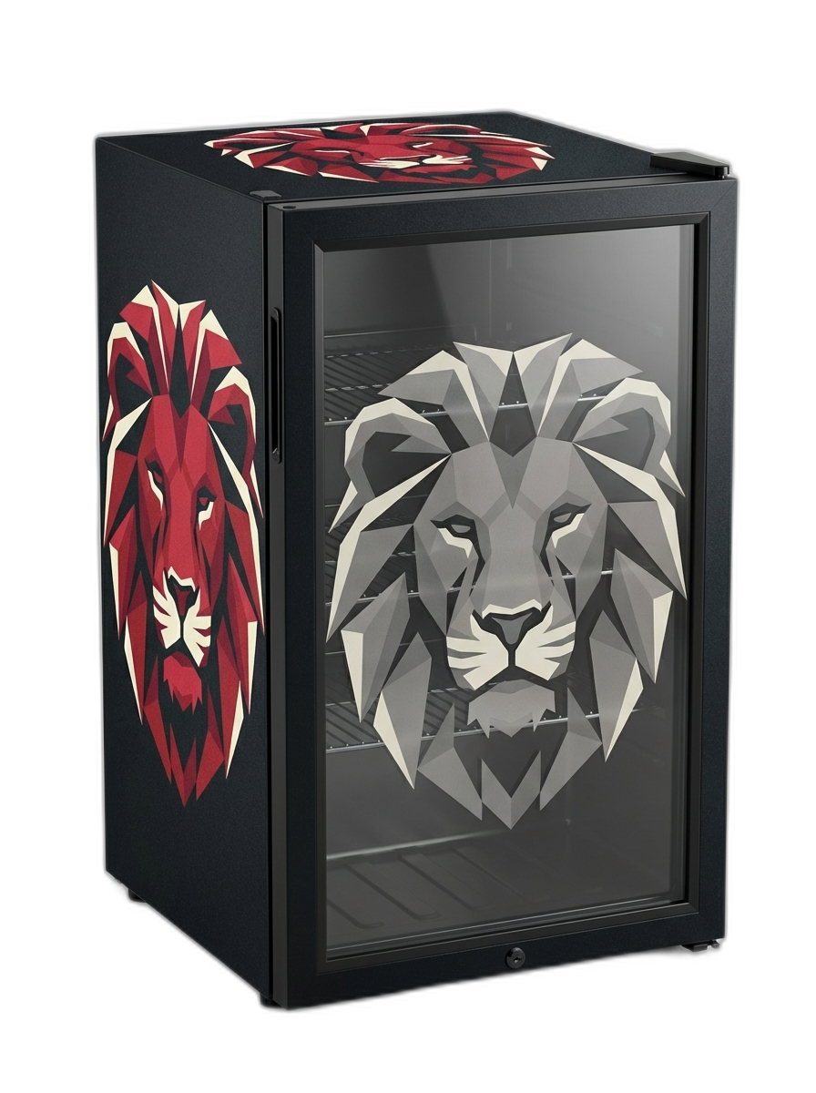 KingCave branded bar fridge