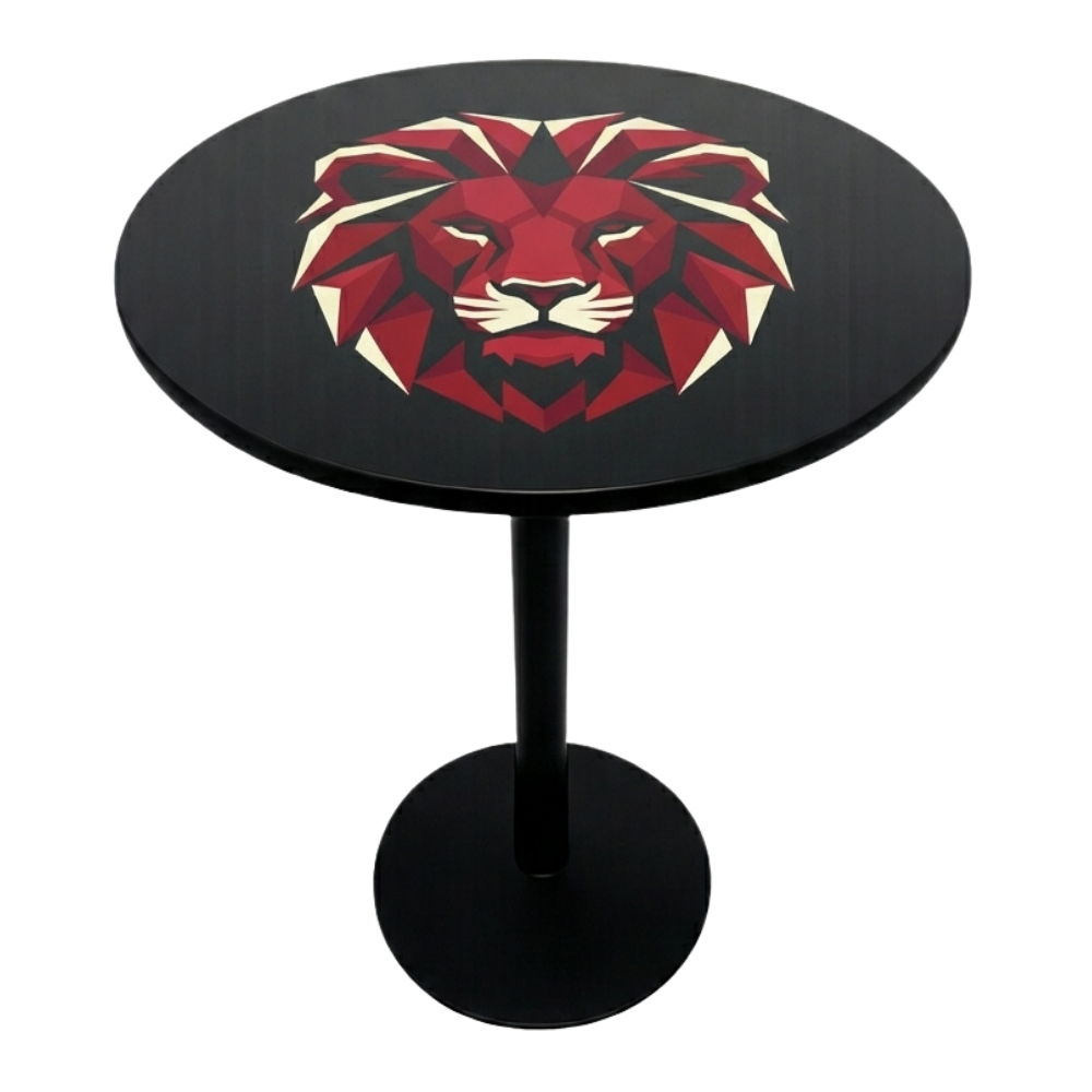 KingCave branded bar table
