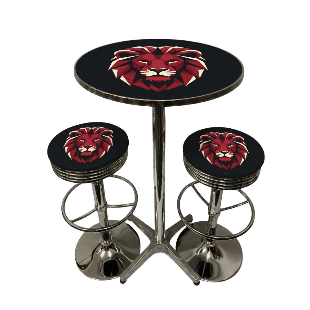 Custom branded bar tables