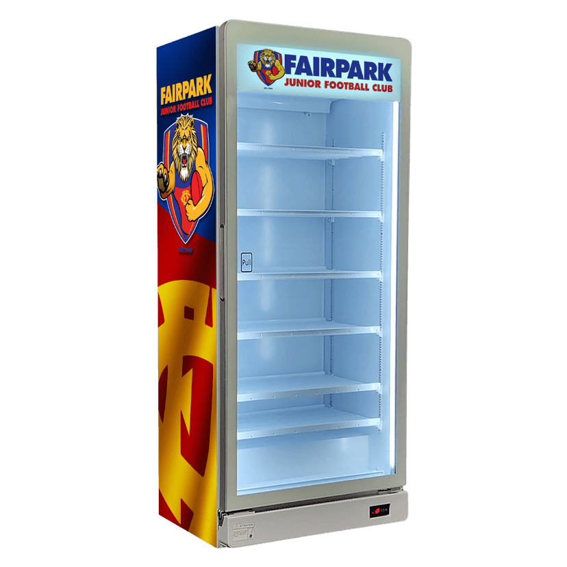 After — Fairpark JFC branded fridge