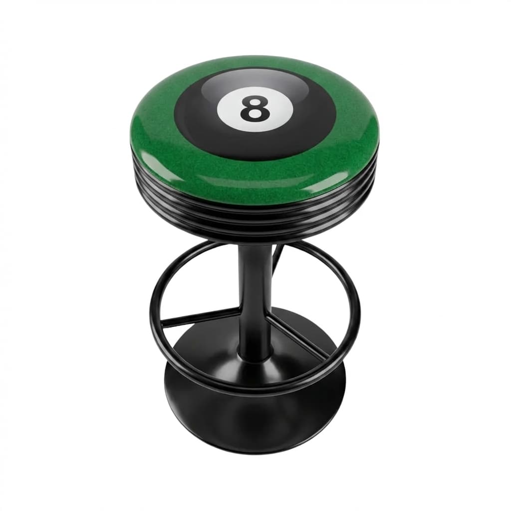 8-Ball branded bar stools