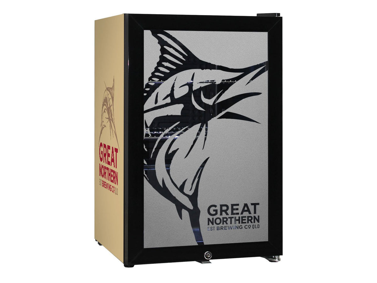 Great Northern SC70-B-GNBC-GOLD bar fridge - mockup render