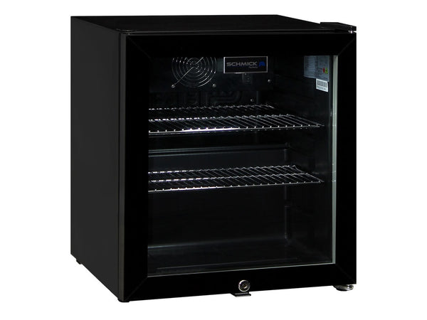 Schmick SC50AB 50L lockable glass door mini bar fridge — Husky vs Schmick vs Rhino head-to-head
