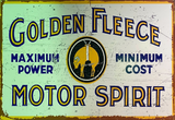 Golden Fleece Motor Spirit Retro Metal Sign - 810 x 555mm