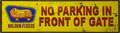 Golden Fleece NO Parking IN Front OF Gate Retro Metal Sign - 800 x 200mm