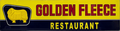 Golden Fleece Restaurant Retro Metal Sign - 800 x 200mm