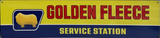 Golden Fleece Service Station Retro Metal Sign - 800 x 200mm