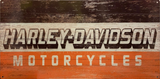 Harley Davidson Retro Metal Sign - 600 x 300mm