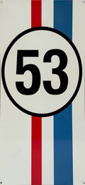 Herbie Love Bug 53 Retro Metal Sign - 380 x 810mm